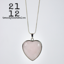 Load image into Gallery viewer, ROSE QUARTZ HEART
