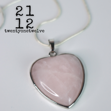 Load image into Gallery viewer, ROSE QUARTZ HEART
