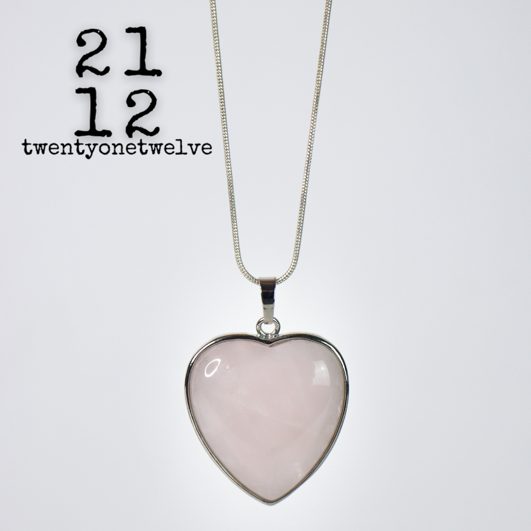 ROSE QUARTZ HEART