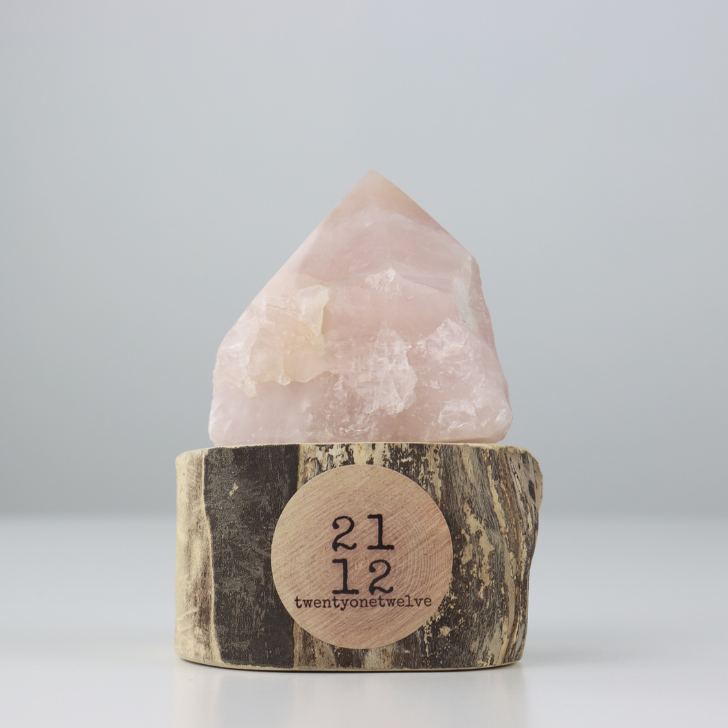 Rose Quartz cut base point