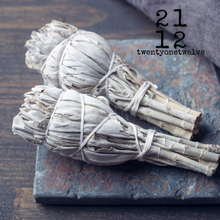 Load image into Gallery viewer, WHITE SAGE 4” (torch shape)
