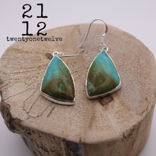 Load image into Gallery viewer, Arizona Turquoise drop earrings
