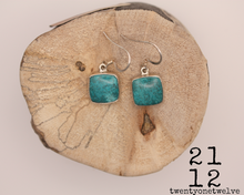 Load image into Gallery viewer, Chrysocolla Drop earings
