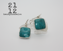 Load image into Gallery viewer, Chrysocolla Drop earings
